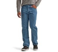 Wrangler Authentics Men's Classic 5-Pocket Relaxed Fit Jean, Light Stonewash Flex, 40W x 34L
