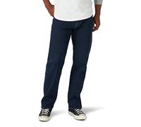 Wrangler Authentics Men's Classic 5-Pocket Relaxed Fit Jean, Midnight Flex, 36W x 28L