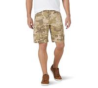 Wrangler Authentics Men's Classic Cargo Stretch Short, Jungle Elmwood Camo, 34