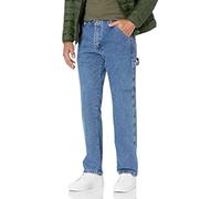 Wrangler Authentics Men's Classic Carpenter Jean, Antique Stone, 38W x 30L