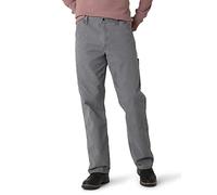 Wrangler Authentics Men's Classic Carpenter Jean, Rock Gray, 35W x 32L