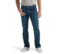 Wrangler Authentics Men's Classic Five-Pocket Regular Fit Straight Leg Jean, Dark Indigo Flex, 29W / 30L