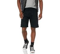 Wrangler Authentics Men's Classic Relaxed Fit Cargo Short, Black Twill, 42