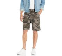 Wrangler Authentics Men's Classic Relaxed Fit Cargo Short, Dark Khaki Camo Ripstop, 40