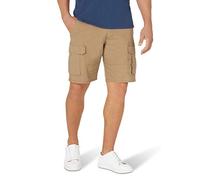 Wrangler Authentics Men's Classic Relaxed Fit Stretch Cargo Short, Petrified Oak, 52