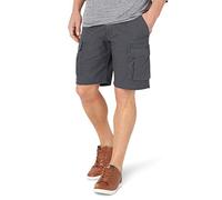 Wrangler Authentics Men's Classic Relaxed Fit Stretch Cargo Shorts, Anthracite, 34 UK