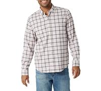 Wrangler Authentics Men's Cloud Flannel Woven Shirt Button, Potent Purple, S