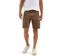 Wrangler Authentics Men's Comfort Flex Waist Cargo Short, Dark Earth, 38