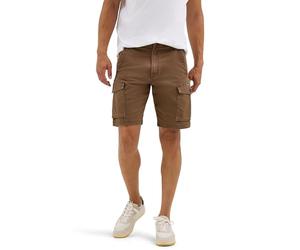 Wrangler Authentics Men's Comfort Flex Waist Cargo Short, Dark Earth, 42