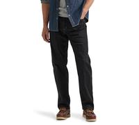 Wrangler Authentics Men's Comfort Flex Waist Relaxed Fit Jean, Dark Denim, 36W x 30L