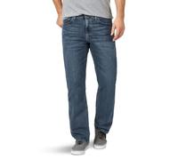 Wrangler Authentics Men's Comfort Flex Waist Relaxed Fit Jean, Smoke, 48W / 30L Big Tall