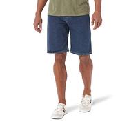 Wrangler Authentics Men's Comfort Flex Waistband Short Denim, Dark Stonewash, 36