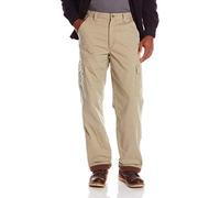 Wrangler Authentics Men's Fleece Lined Cargo Pant, British Khaki Twill, 40W x 32L