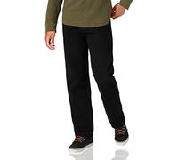 Wrangler Authentics Men's Fleece Lined Five Pocket Jean, Black, 36W x 34L
