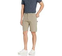 Wrangler Authentics Men's Loose Fit Carpenter Short Casual, Military Khaki, 34