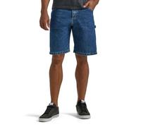 Wrangler Authentics Men's Loose Fit Carpenter Short, Retro Stone, 38
