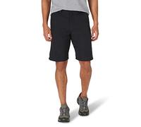 Wrangler Authentics Men's Performance Side Elastic Utility Short Cargo, Black, 36