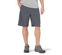 Wrangler Authentics Men's Performance Side Elastic Utility Short Cargo, Carbonite, 32