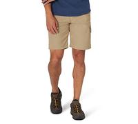 Wrangler Authentics Men's Performance Side Elastic Utility Short Casual, Fawn, 34