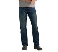 Wrangler Authentics Men's Premium Rela/Ed Fit Boot Cut Jeans, Dirt Road, 36W 32L UK