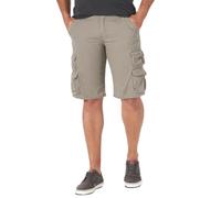 Wrangler Authentics Men's Premium Twill Cargo Short프리미엄 트윌 카고 반바지优质斜纹工装短裤pantalón Corto Sarga De Alta Calidad.מכנסי דגמ"ח קצרים מבד טוויל פרימיוםشورت قطني مريح فاخر ذو جيوب Shorts, Bullfrog, 42