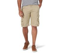 Wrangler Authentics Men's Premium Twill Cargo Short, Camel, 36