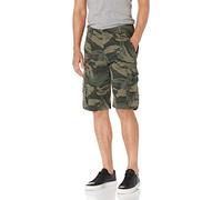 Wrangler Authentics Men's Premium Twill Cargo Short (Bennard), Forest Green Camo, 38