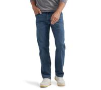 Wrangler Authentics Men's Regular Fit Comfort Flex Waist Jean, Blue Ocean, 38W x 30L