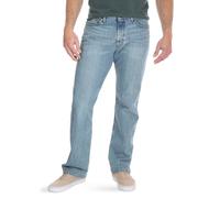 Wrangler Authentics Men's Regular Fit Comfort Flex Waist Jean, Chalk Blue, 32W x 34L