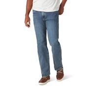 Wrangler Authentics Men's Regular Fit Comfort Flex Waist Jean, Slate, 38W x 30L