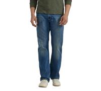 Wrangler Authentics Men's Relaxed Fit Boot Cut Jean편안한 핏의 부츠 컷 진休闲修身喇叭 裤jeans De Corte Holgado寬鬆合身靴型剪裁牛仔褲, Medium Indigo, 30W x 32L