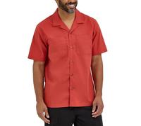 Wrangler Authentics Men's Short Sleeve Camp Shirt, Bossa Nova, Large