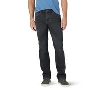 Wrangler Authentics Men's Slim Fit Straight Leg Jean, Black Charcoal, 42W x 30L