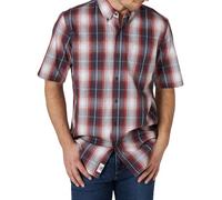 Wrangler Authentics Men's Zhesp4r Button Down Shirt, Rosewood Plaid, XL