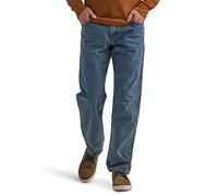 Wrangler Authentics Men's Classic 5-Pocket Relaxed Fit Cotton Jean, Stonewash, 34W x 36L