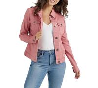 Wrangler Authentics Women's Stretch Denim Jacket, Dusty Rose, XL