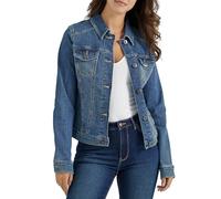 Wrangler Authentics Women's Stretch Denim Jacket, Weathered, XL