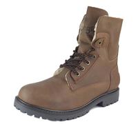 Wrangler Aviator Mens Hi Leg Lace Up Leather Warm Boots - Chestnut Brown - 8 UK