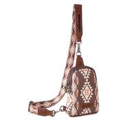 Wrangler Aztec Sling Bag Southwest Crossbody Bags Trendy Chest Bag | Southwest
