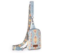 Wrangler Aztec Sling Bag Southwest Crossbody Bags Trendy Chest Bag | Southwest