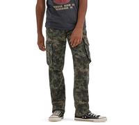 Wrangler Boys' Charge Cargo Trousers, Tech Forest Green Camo, 14
