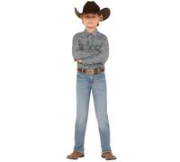 Wrangler Boys' Retro Slim Fit Straight Leg Jean, Roughhouse, Roughhouse, 14 Slim