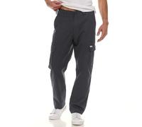Wrangler Cargo Pants for Men Big and Tall - Twill Half Elastic Mens Cargo Pants, Anthracite, 2X