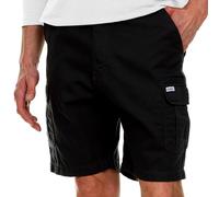 Wrangler Cargo Shorts for Men Big and Tall - Stretch Twill Casual Shorts, Black, 2X
