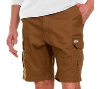 Wrangler Cargo Shorts for Men Big and Tall - Stretch Twill Casual Shorts, Grain, 5X