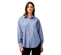 Wrangler Cool Girl Blouse, Blue (Dusty Blue), XL