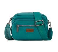 Wrangler Crossbody Bag for Women Multi Pocket Crossover Bag Shoulder Pursea with Adjustable Strap, Turquoise, M, Wrangler Crossbody Bag for Women Vegan Leather Vintage Multi Pocket Crossover Bag