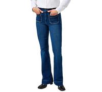 Wrangler Women's Flare Jeans, Traditional Indigo, 29W x 30L