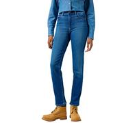 Wrangler Damen Straight Jeans, Agate Blue, 27W x 32L
