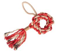 Wrangler Durable Coiled Rope Dog Toy - Tough Dog Tug of War Toy for Chewers - Dog Toys for Small Puppies to Large Breeds
